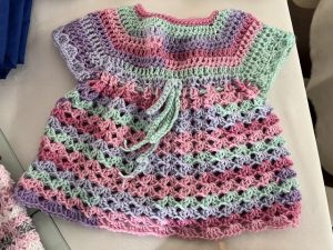 Crocheted dress